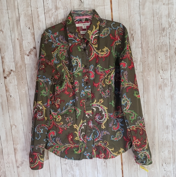 Tommy Hilfiger Pasley Print button down shirt - Picture 6 of 9